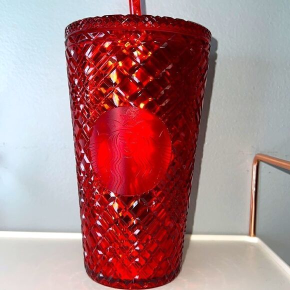 RESTOCK- STARBUCKS RED JEWELED GRANDE HOLIDAY 2021 - Picture 1 of 3